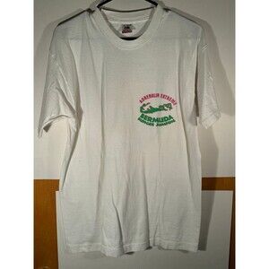 Vintage Bermuda Bungee Jumping Adrenalin Extreme Shirt‎ Large L USA